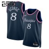 Dres Philadelphia 76ers Paul George Nike 2025-26 City Edition Navy Swingman - Dječji